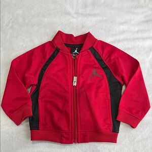Jordan Red and Black Kids Jacket - Size 6-9 months